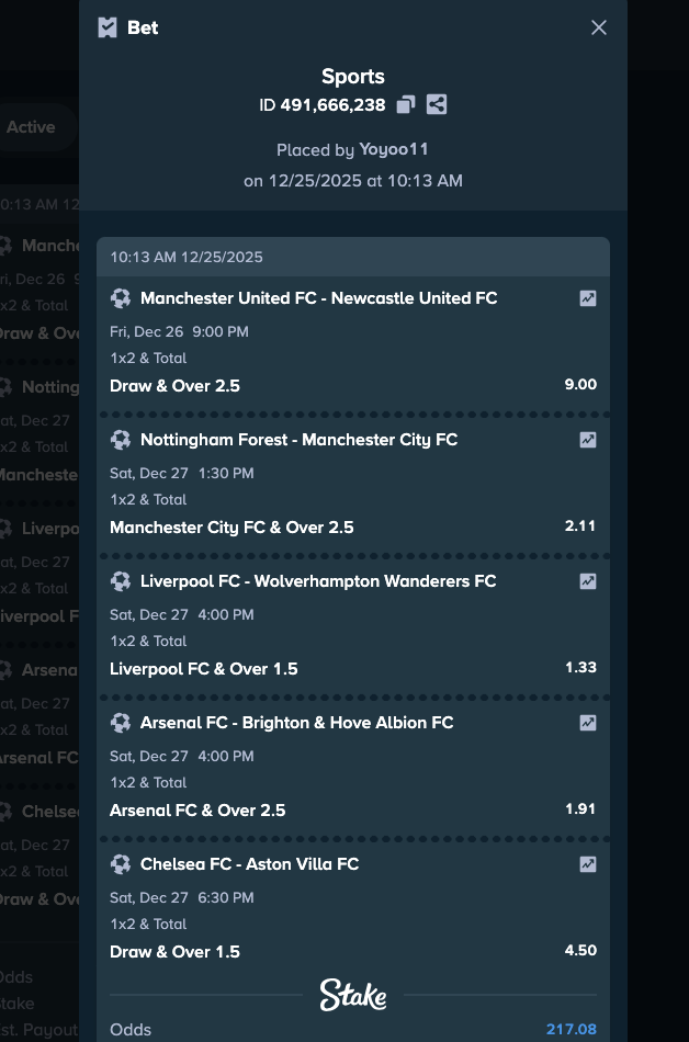 december Premier League Prediction